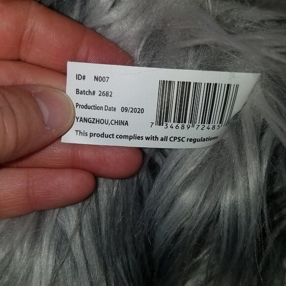 Kellytoy Gray Furry Sloth Plush Valentines Day XOXO Stuffed Animal Toy Gift wTAG - Picture 11 of 15